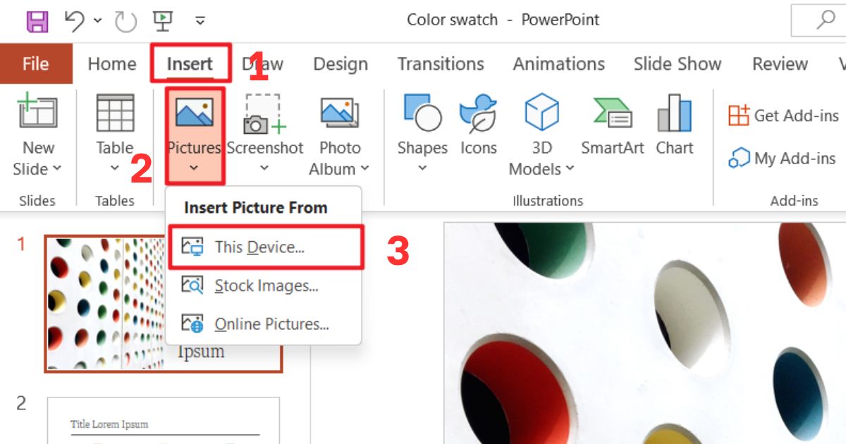 Cách chèn logo vào PowerPoint Cách chèn logo vào PowerPoint