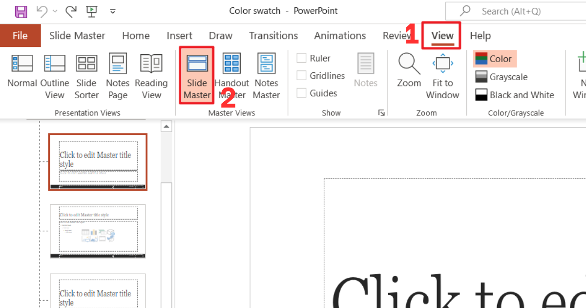 Cách chèn logo vào PowerPoint Cách chèn logo vào PowerPoint