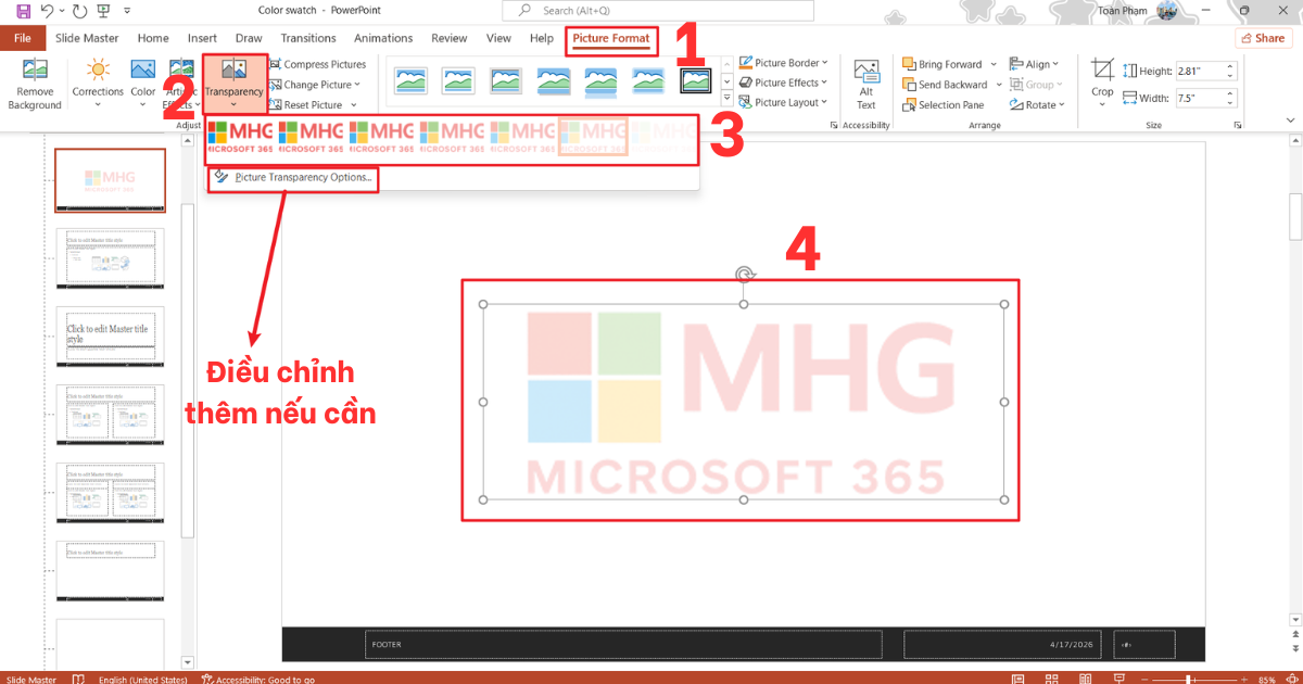 Cách chèn logo vào PowerPoint Cách chèn logo vào PowerPoint