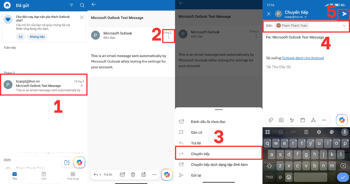 cách chuyển tiếp email trong outlook cách chuyển tiếp email trong outlook