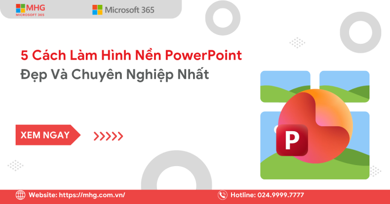 Cách làm hình nền PowerPoint
