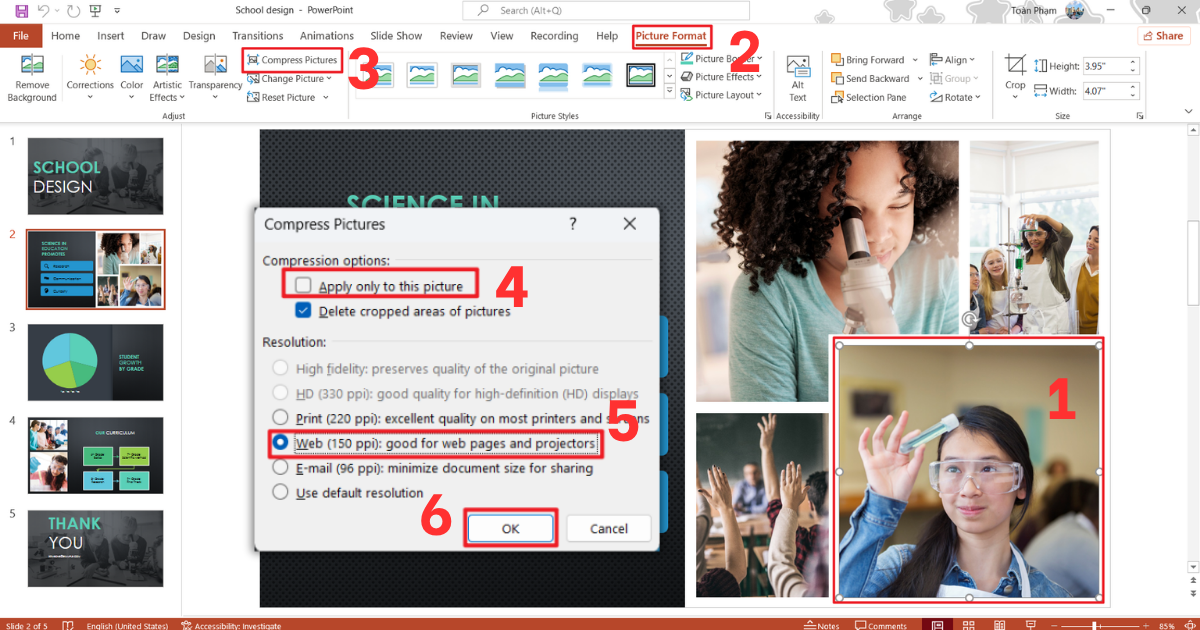 Cách nén file PowerPoint Cách nén file PowerPoint