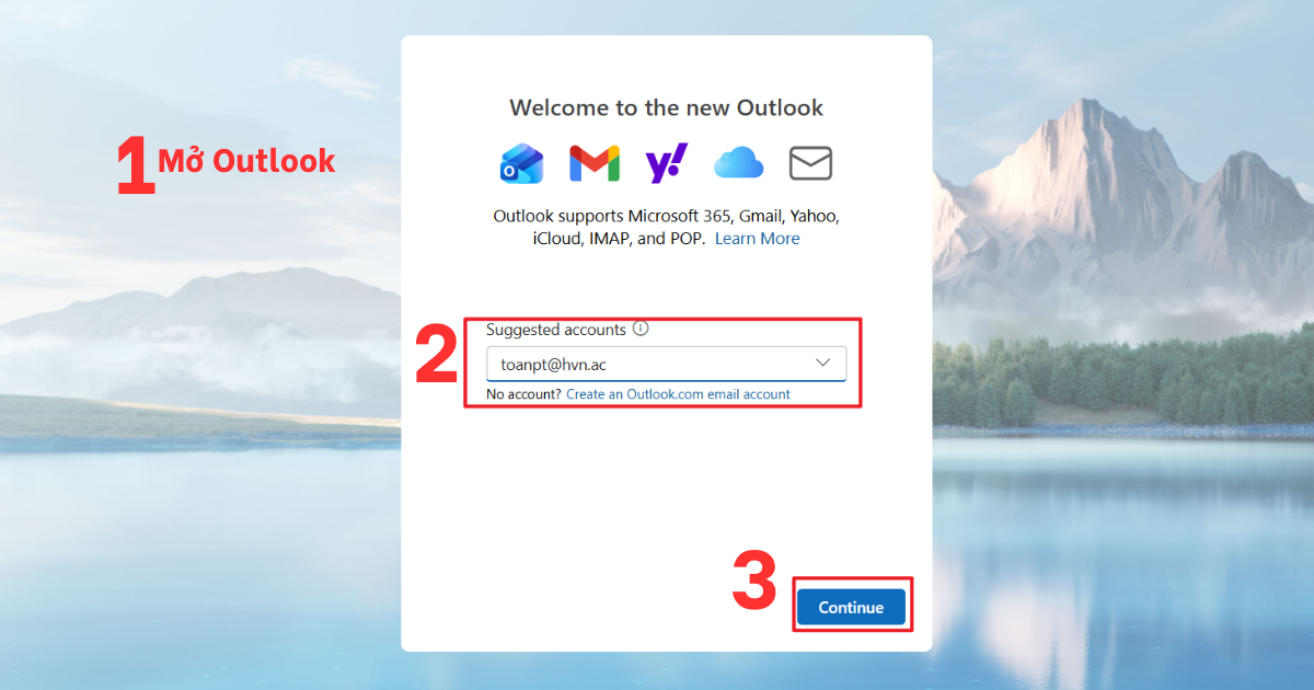 Cách tải outlook về máy tính
