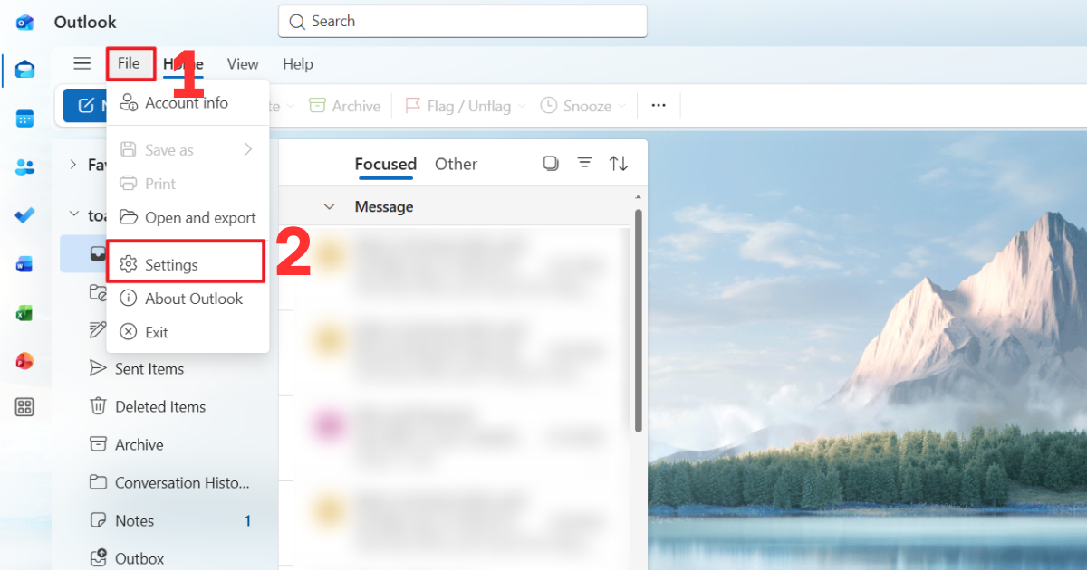 Cách tải outlook về máy tính