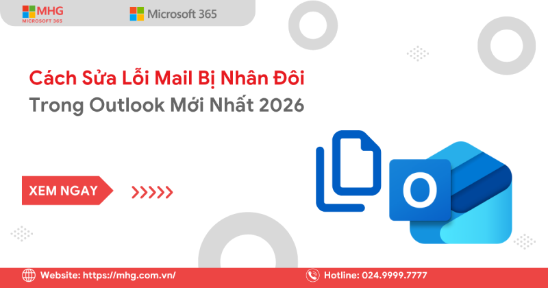 Mail bị nhân đôi trong Outlook