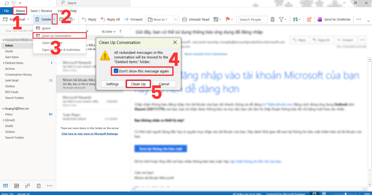 Mail bị nhân đôi trong Outlook Mail bị nhân đôi trong Outlook