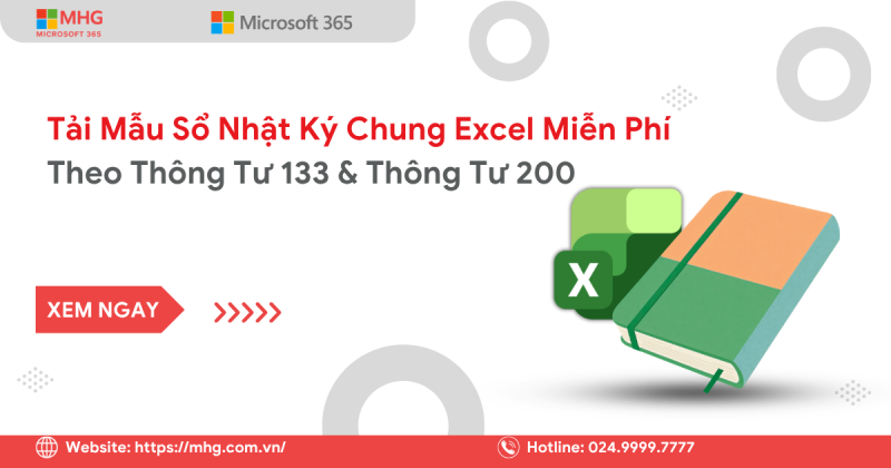 Mẫu sổ nhật ký chung Excel