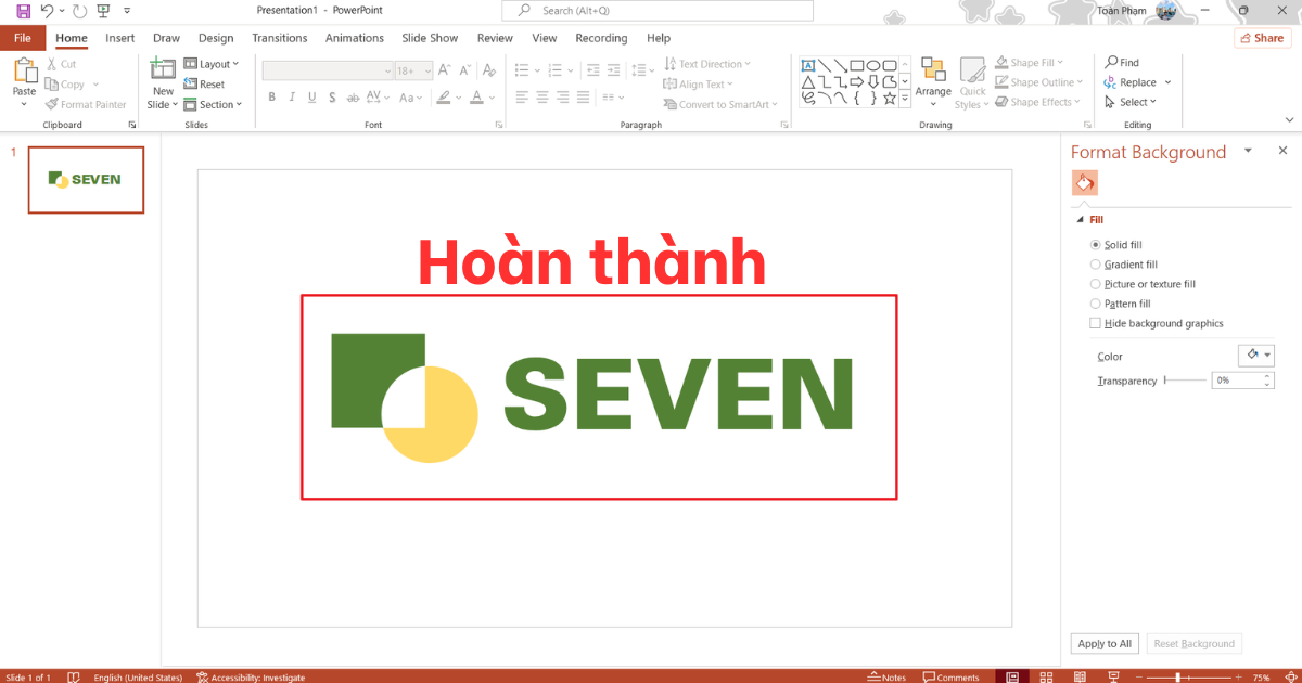 Thiết kế logo bằng PowerPoint Thiết kế logo bằng PowerPoint