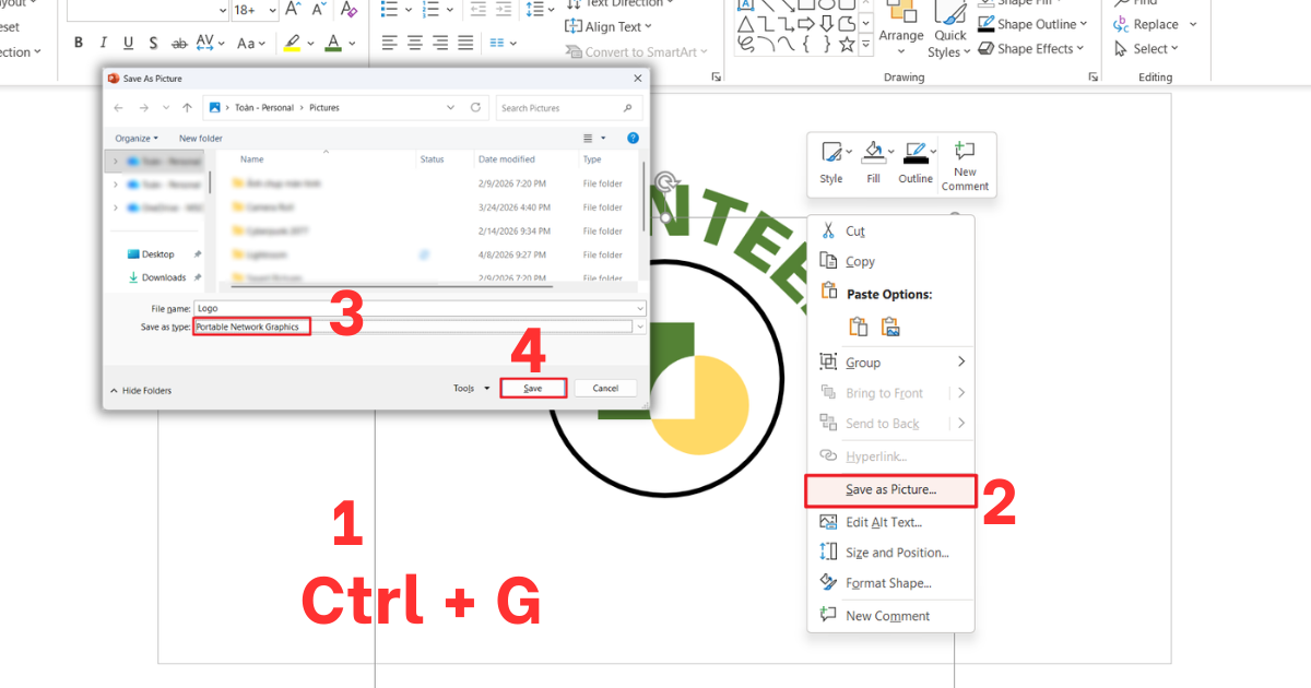 Thiết kế logo bằng PowerPoint Thiết kế logo bằng PowerPoint