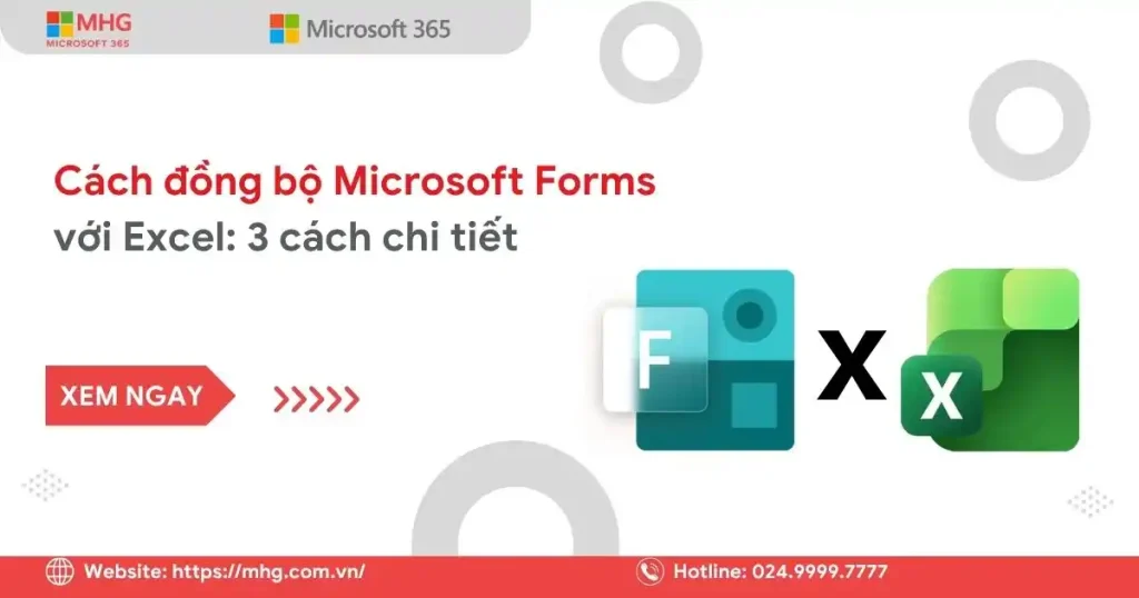 Cách đồng bộ Microsoft Forms với Excel