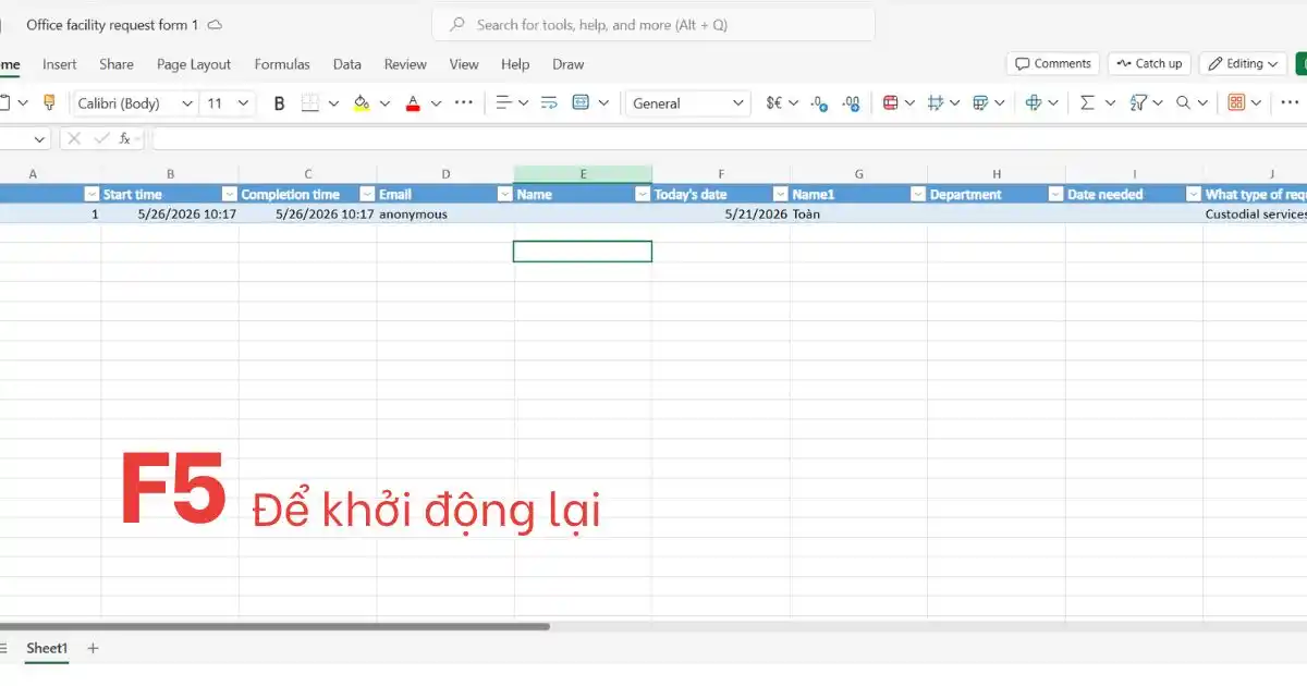 Cách đồng bộ Microsoft Forms với Excel Cách đồng bộ Microsoft Forms với Excel