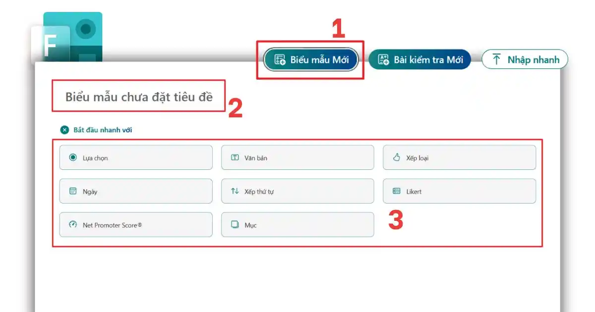 Cách sử dụng Microsoft Forms