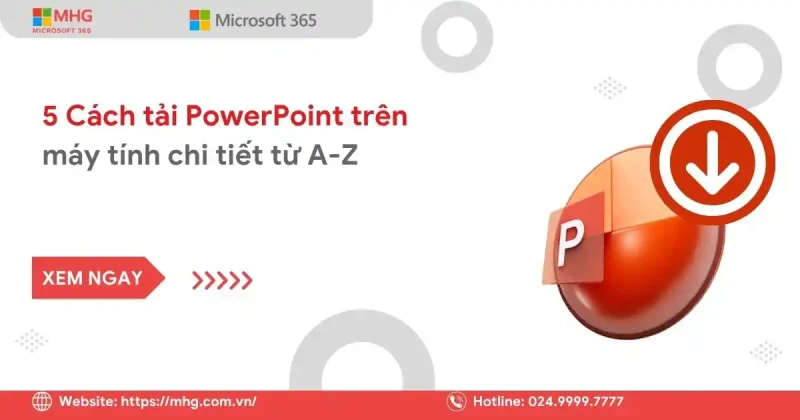 Cách tải PowerPoint trên máy tính