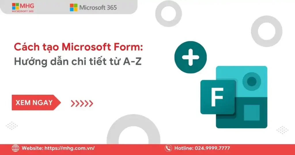 Cách tạo Microsoft Forms
