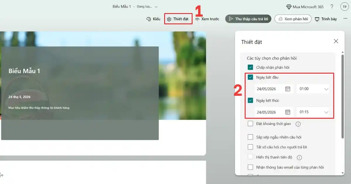 Cách tạo Microsoft Forms Cách tạo Microsoft Forms