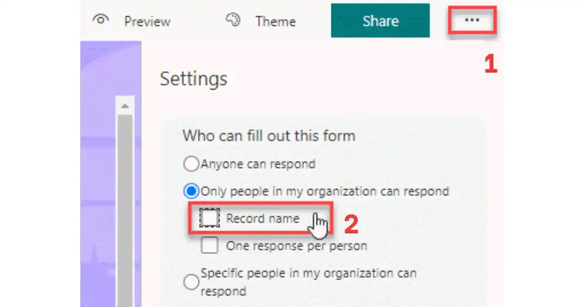 Cách tạo Microsoft Forms