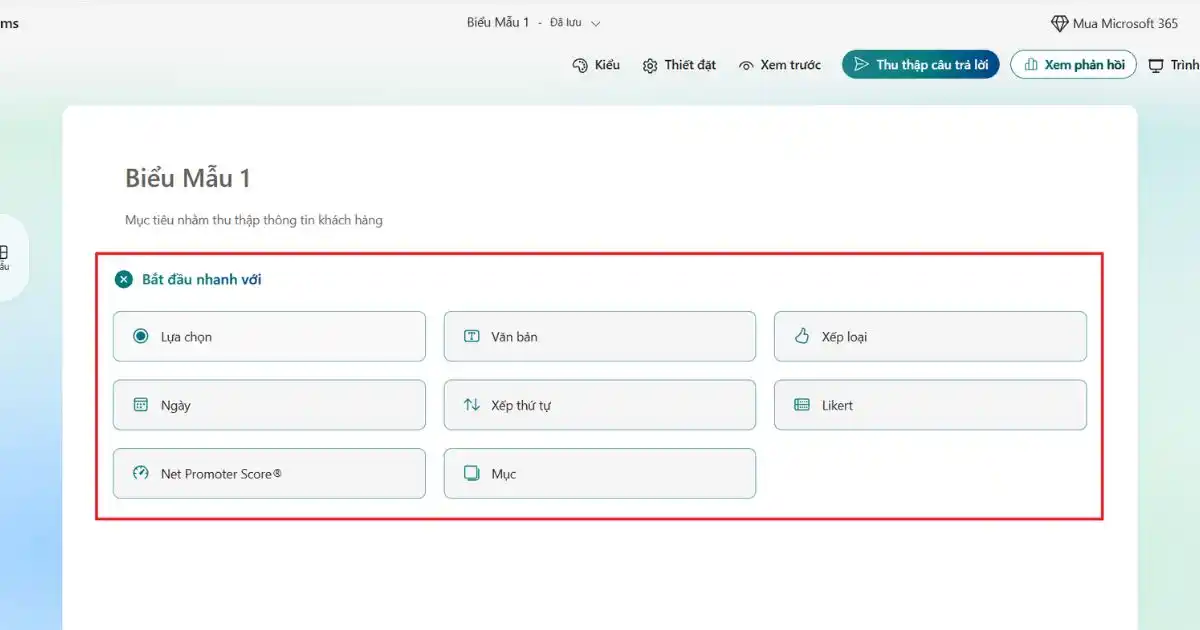 Cách tạo Microsoft Forms Cách tạo Microsoft Forms
