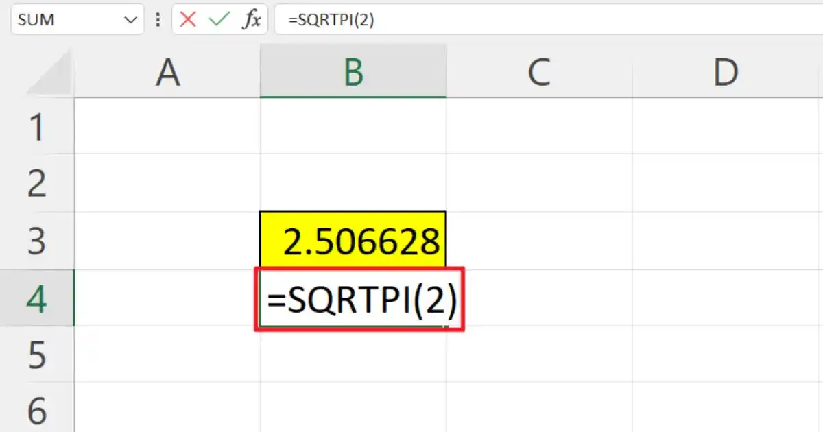 Hàm căn bậc 2 trong Excel