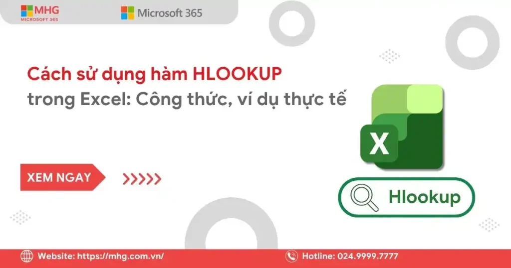 HLOOKUP trong Excel