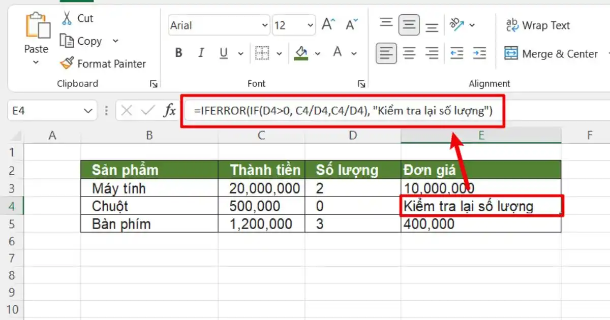 Hàm IFERROR là gì? Hàm IFERROR là gì?