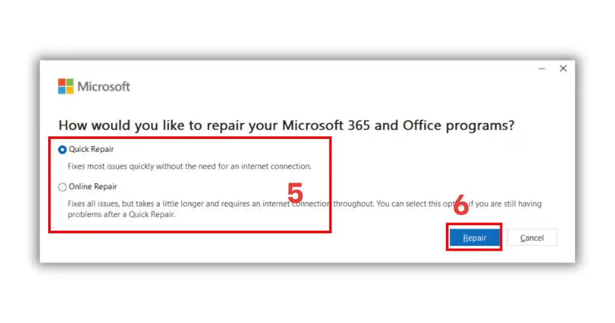 Outlook không kết nối được server