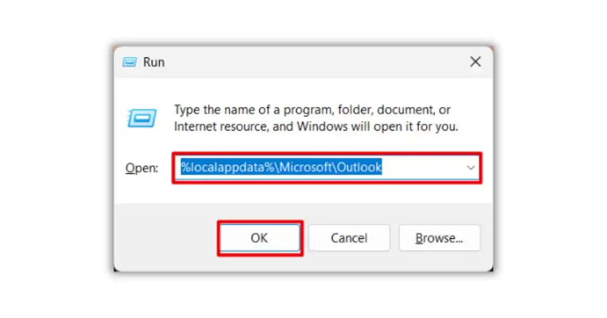 Outlook không kết nối được server