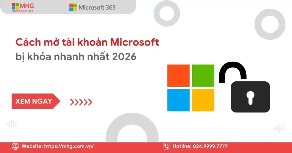Tài khoản Microsoft bị khóa