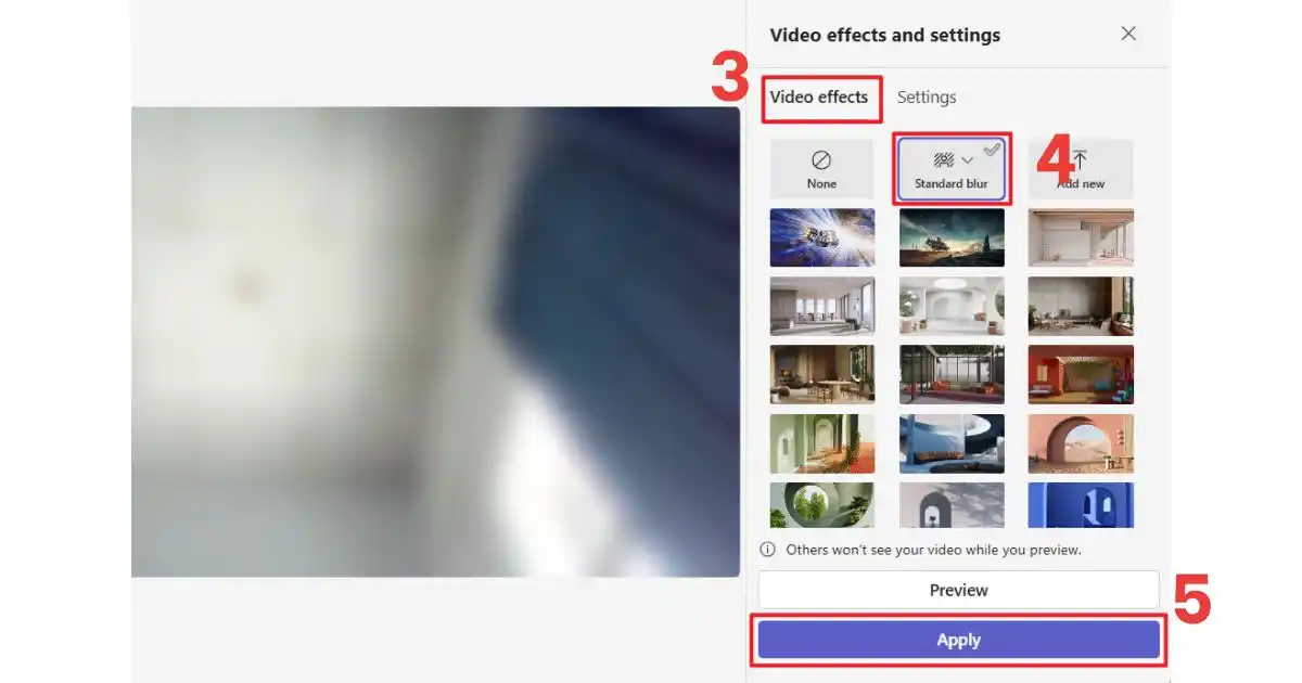 Cách đổi background trong Teams Cách đổi background trong Teams