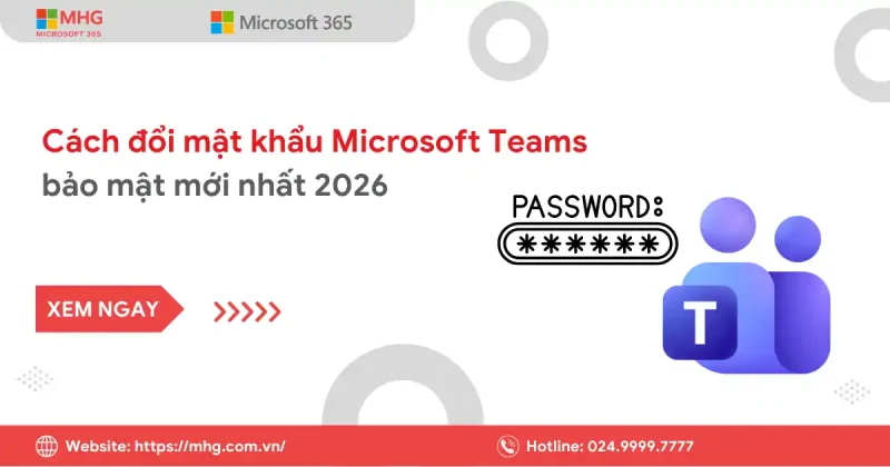 Cách đổi mật khẩu microsoft teams