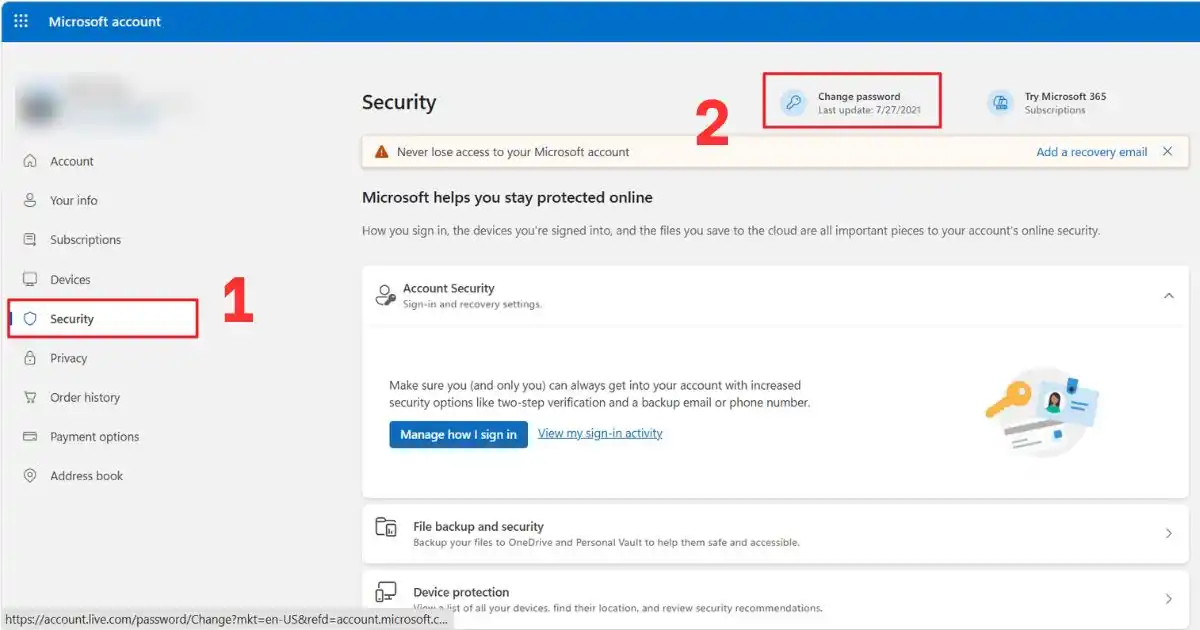 Hướng dẫn cách đổi mật khẩu Microsoft Teams