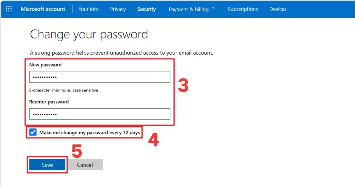 Hướng dẫn cách đổi mật khẩu Microsoft Teams