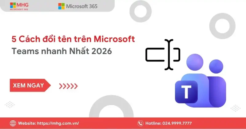 Cách đổi tên trên Microsoft Teams
