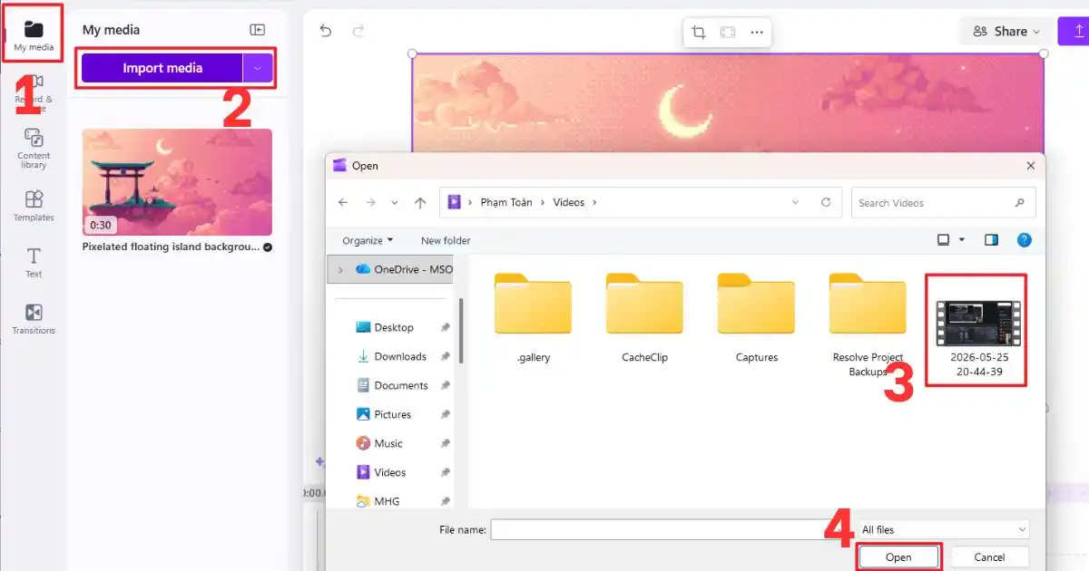Hướng dẫn cách dùng Clipchamp chỉnh sửa video