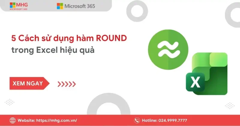 Cách sử dụng hàm ROUND