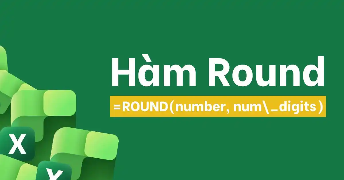 Cách sử dụng hàm ROUND
