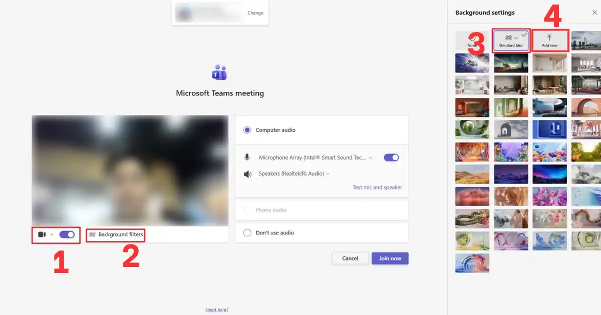 Gọi điện video trên Microsoft Teams Gọi điện video trên Microsoft Teams