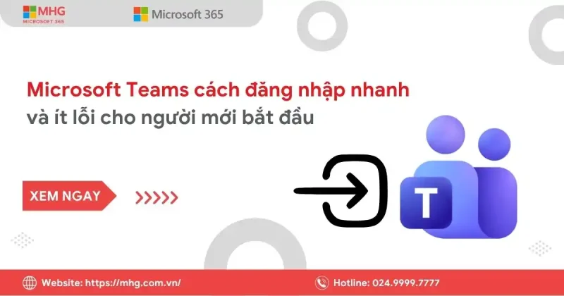 Microsoft Teams cách đăng nhập