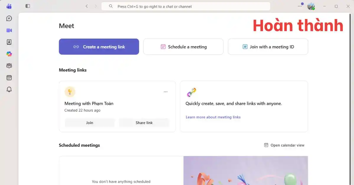 Microsoft Teams cách đăng nhập