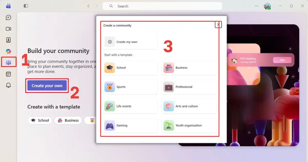 Tạo nhóm Chat trên Teams Tạo nhóm Chat trên Teams