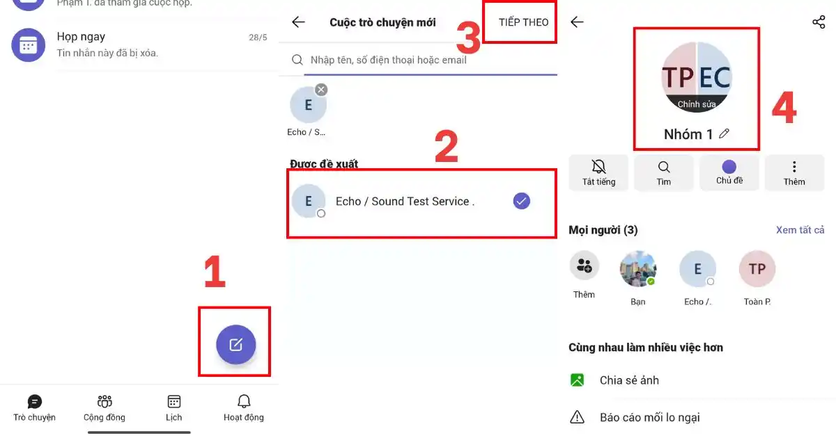 Tạo nhóm Chat trên Teams Tạo nhóm Chat trên Teams