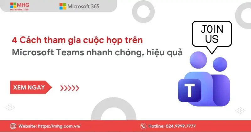 tham gia cuộc họp trên Microsoft Teams