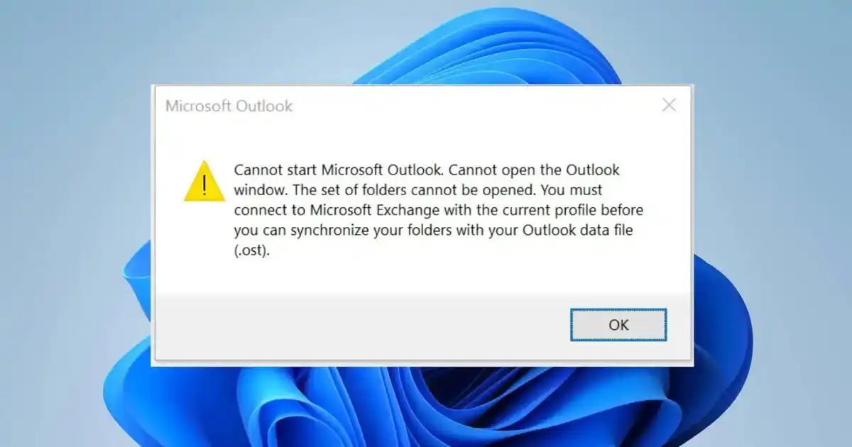 Lỗi Cannot Start Microsoft Outlook là gì