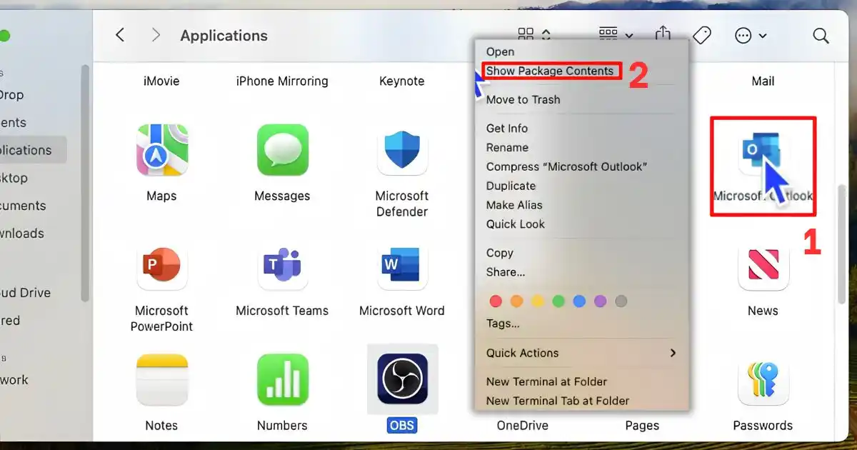 Cách xử lý lỗi Cannot Start Microsoft Office Outlook trên MacOS