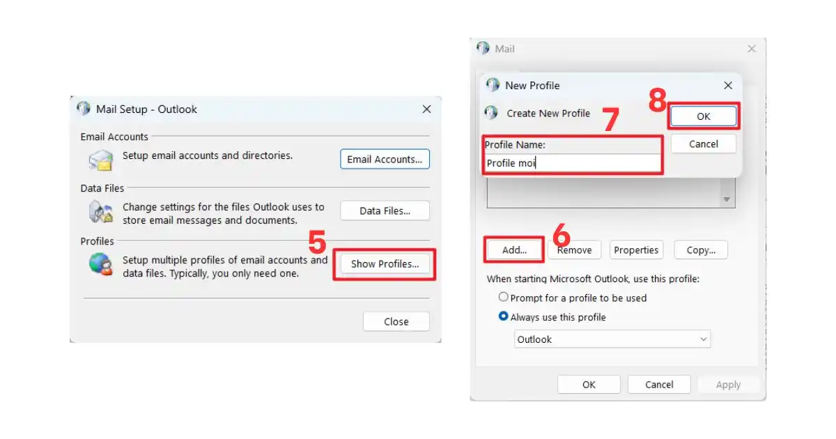 Cách sửa lỗi Cannot Start Microsoft Outlook