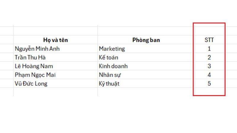 04-cach-dao-nguoc-cot-trong-excel-nhanh-chong Đảo ngược cột bằng Sort và cột số thứ tự