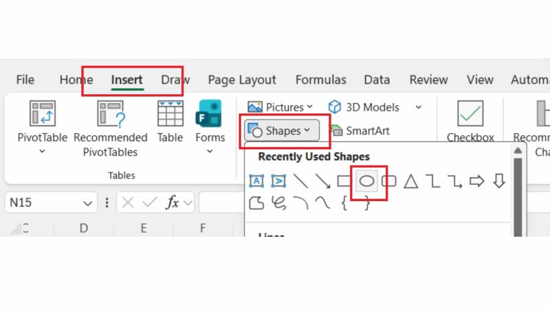 Cách tạo con dấu trong Excel đơn giản