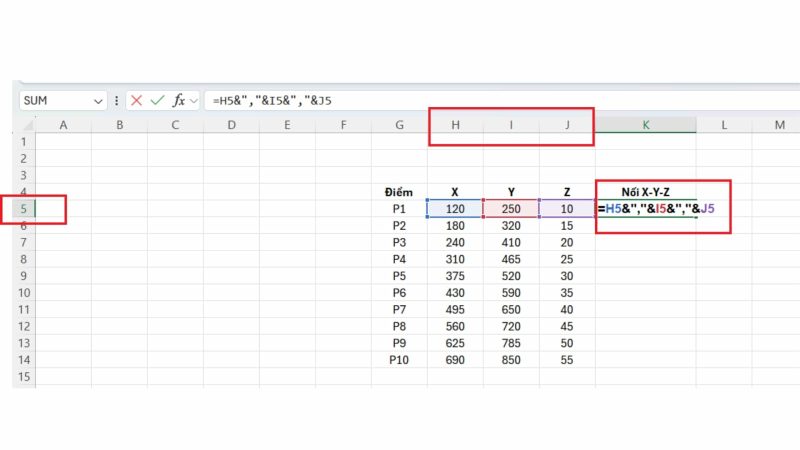 Cách nhập tọa độ từ Excel vào AutoCAD bằng lệnh POINT