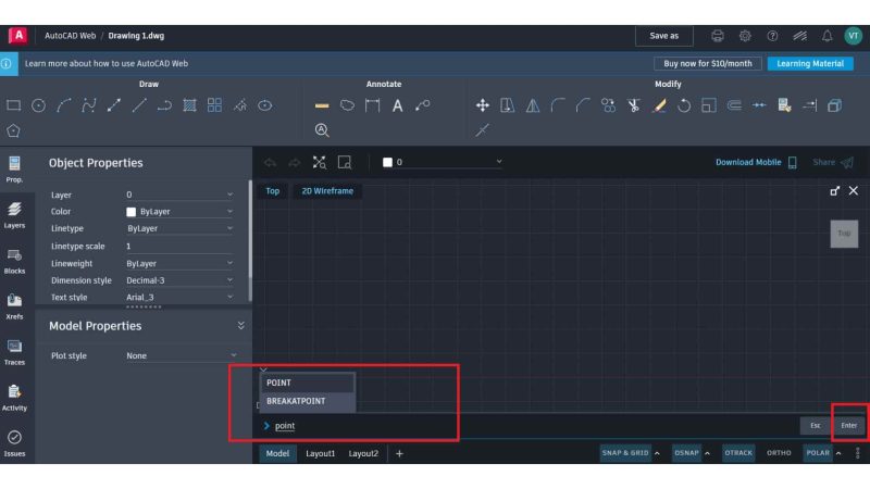Cách nhập tọa độ từ Excel vào AutoCAD bằng lệnh POINT