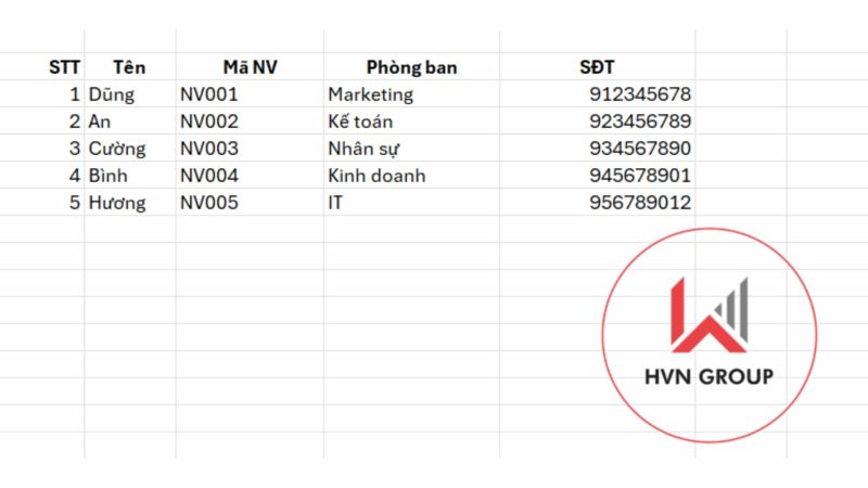Hướng dẫn cách chèn con dấu vào Excel chi tiết