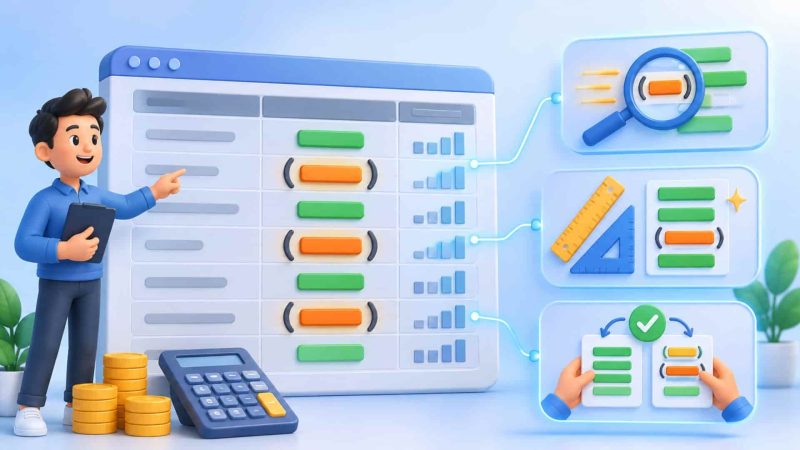 Lợi ích khi định dạng số âm trong ngoặc ở Microsoft Excel 